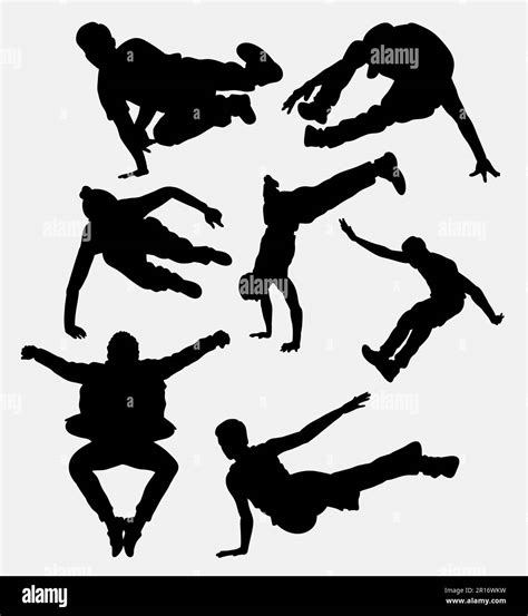 Freestyle jumping Black and White Stock Photos & Images - Alamy