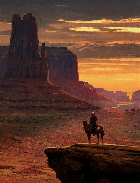 Wild West Western Landscape Art - img-Abimelech