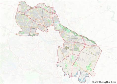 Map of Henrico County, Virginia