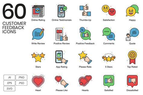 60 Customer Feedback Icons | Vivid | Icon, Customer feedback, Book design