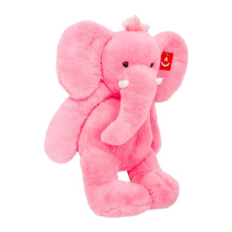 Wholesale Elephant Plush- 14"- Pink | AURORA | PINK