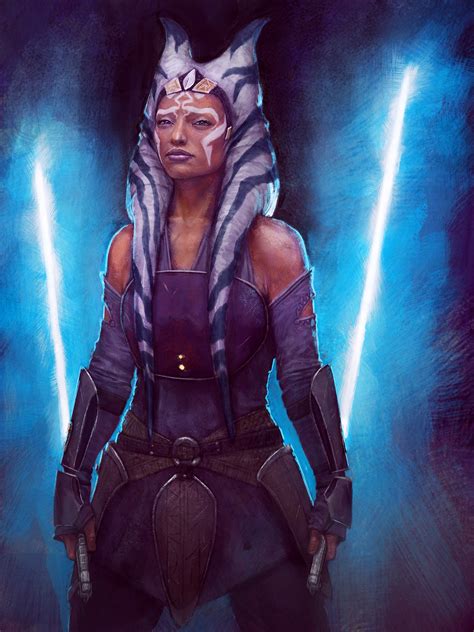 Ahsoka Tano Painting at PaintingValley.com | Explore collection of ...