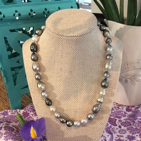 Tahitian Pearl Necklace 4149 Tahitian Pearl Necklace, Tahitian Pearls ...