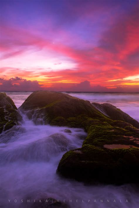 Inflamed | Sunset at Ambalangoda Beach, Sri Lanka | Yoshika Kehelpannala | Flickr