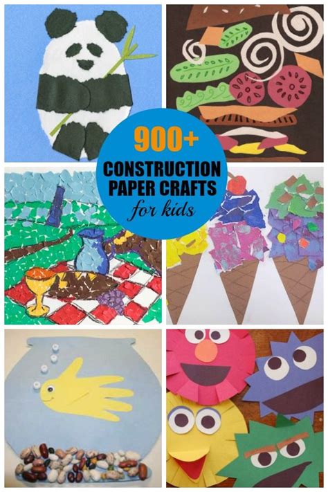 900+ Construction Paper Crafts | Fun Family Crafts | Kid's Craft Ideas