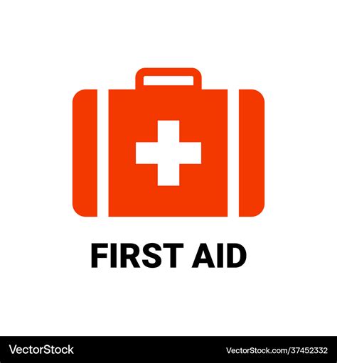 First aid icon symbol cross safety medic Vector Image