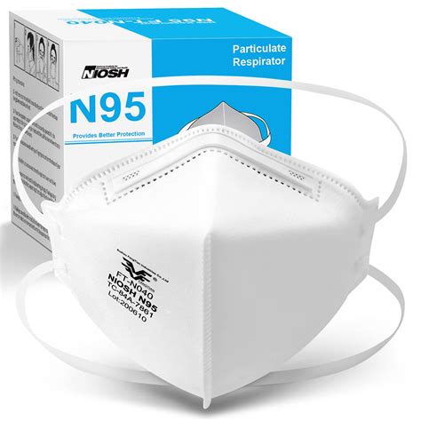 Buy Funight N95 20 Pack NIOSH Certified Respiratory Particulate Filtering Face Personal ...