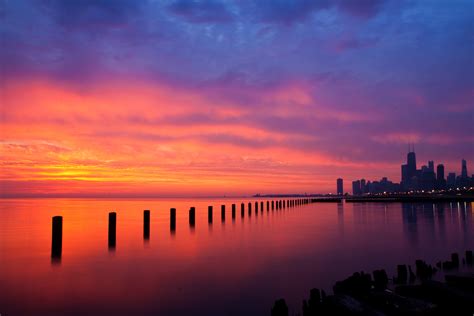 Chicago Sunrise | Chicago, Illinois | Ken Koskela Photography