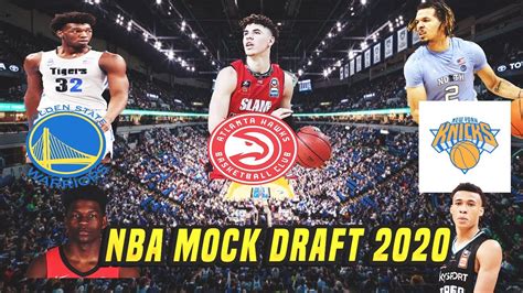 The 2020 NBA MOCK DRAFT!! PICKS 1-30 FULL VIDEO!! - YouTube