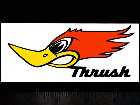 THRUSH Glasspack Mufflers Original Vintage 1960's 70's Racing Decal/sticker B - Etsy