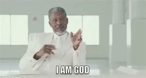 I Am God GIF - BruceAlmighty MorganFreeman IAmGod - Discover & Share GIFs