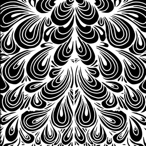 Black and white geometric pattern | Free SVG