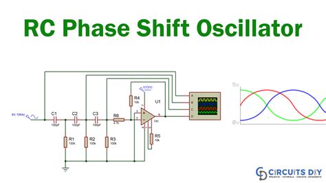 RC Phase Shift Oscillator using Op-Amp