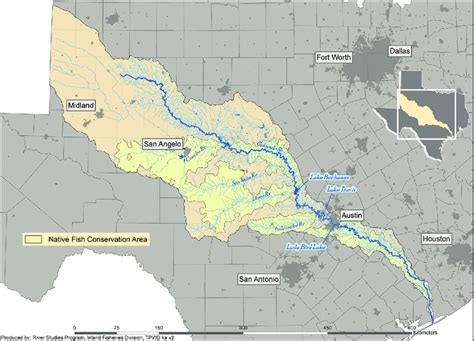 The Colorado River watershed in Texas, including the Lower Colorado... | Download Scientific Diagram