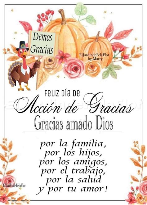 Pin de Carmen Obando en GRACIAS | Feliz día de acción de gracias, Dia de accion de gracias ...