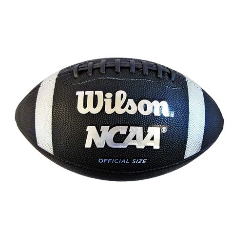 Wilson NCAA The Conqueror Official Size Black Composite Football ...