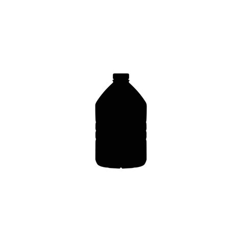 Water bottles silhouette. Plastic bottle. 23504847 Vector Art at Vecteezy