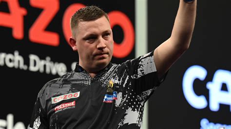 Premier League Darts: Debutant Chris Dobey stuns Michael van Gerwen to ...