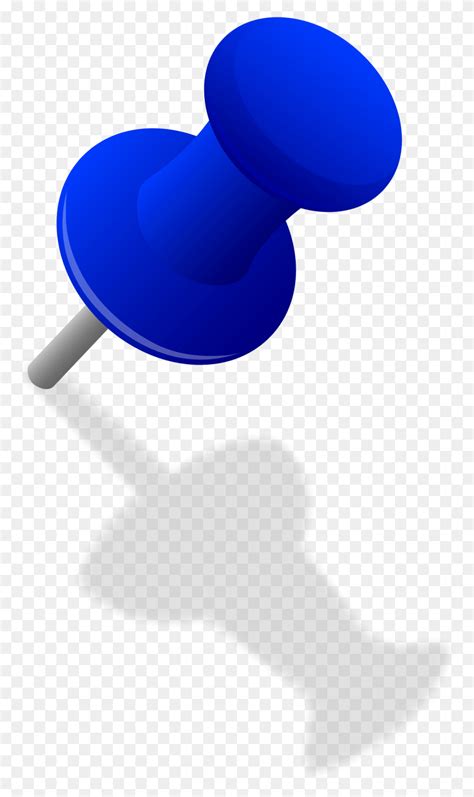 Push Pin Clipart Blue Push Pin Clipart HD PNG Download - FlyClipart