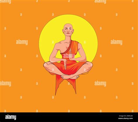 Meditation man cut out Stock Vector Images - Alamy