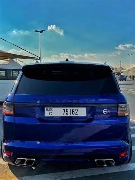 Rent Range Rover Sport SVR (Blue), 2020 in Dubai - Turboplus