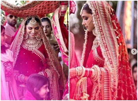 Sabyasachi's wedding lehenga for Deepika Padukone is inspirational for young brides; Fan wears ...