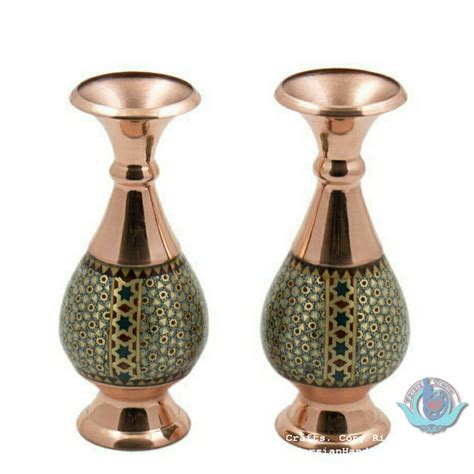 privileged Khatam Marquetry Flower Vase Set - PKH1041