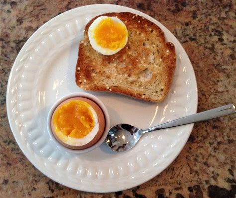 Soft boiled egg and toast | Soft boiled eggs, Boiled eggs, Food