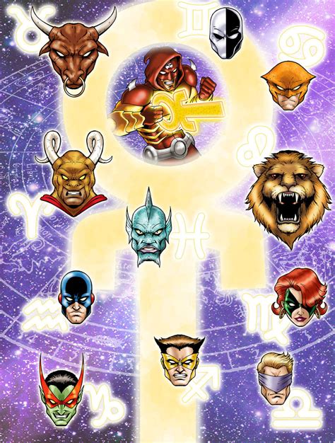 Marvel Comics Scorpio and Zodiac villains by WolfeHanson on DeviantArt