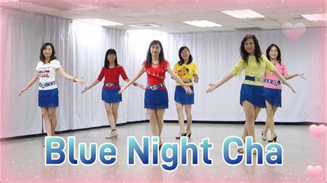 Blue Night Cha Line Dance - YouTube