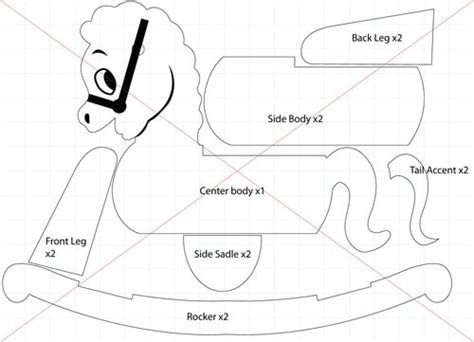 Woodworking Plans Free Printable Rocking Horse Plans PDF Plans