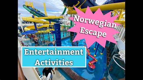 Norwegian Escape Cruise | Entertainment Activities - YouTube