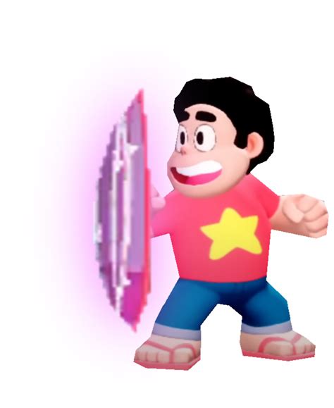 Steven Universe holding his shield by TransparentJiggly64 on DeviantArt