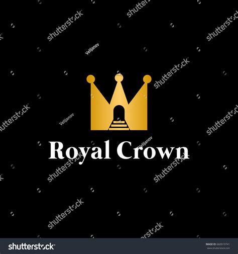 Royal Crown Vector Logo Stock Vector (Royalty Free) 660919741 | Shutterstock