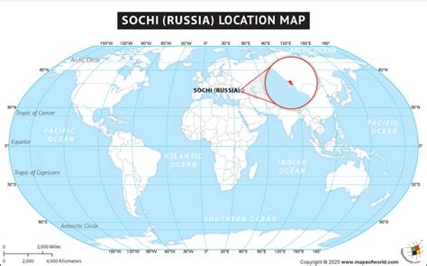 Where is Sochi Located? Location map of Sochi