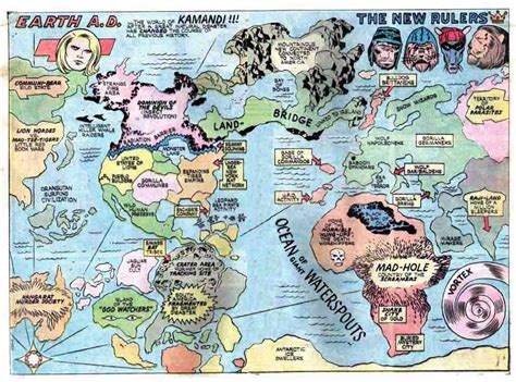 More Maps DC Universe! — Comic Geek Speak