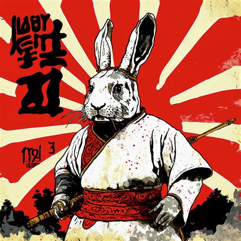 Samurai Rabbit Digital Art by David Browne - Fine Art America