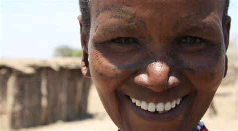 Hadzabe/Hadza woman, Tanzania. There are only less than 1,000 of Hadza ...