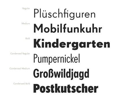 Bauhaus Font Types