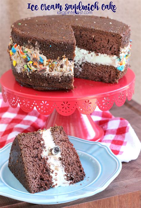 Chocolate Ice Cream Sandwich Cake | Recipe | Ice cream sandwich cake, Cake, Sandwich cake