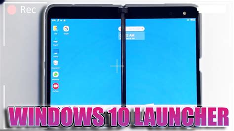 MICROSOFT SURFACE DUO WINDOWS 10 LAUNCHER REVIEW! THIS GETS ME EXCITED FOR THE SURFACE DUO 2 ...