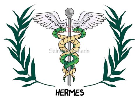 "Hermes Inspired Cabin Symbol" by SaintNightshade | Redbubble