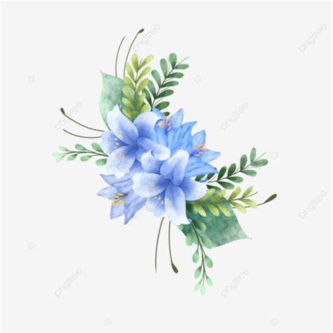 Blue Lily Flower Arrangement, Lilly Flower, Blue Flower, Beautiful Flower PNG Transparent ...