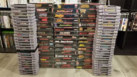 My Super Nintendo Game Collection (2020) - YouTube