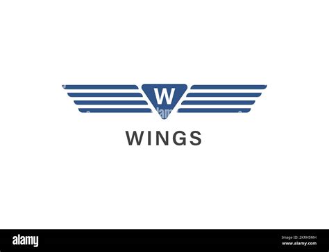 Wings Logo abstract design vector template Wings Logo. Aircraft Wings ...