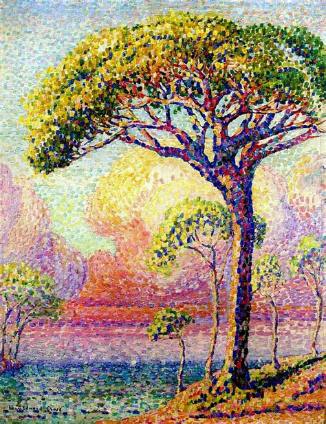 A Pine Tree, c.1905 - Henri-Edmond Cross - WikiArt.org