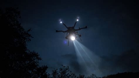 Drone Lights Illuminate this Short Video - Drones Lights