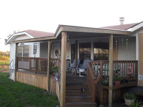 Mobile Home Covered Decks | Mobile home porch, Mobile home deck, Mobile ...