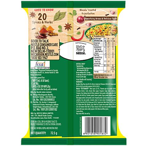 Buy Maggi Nutri Licious Atta Noodles Masala 75 Gm Online At Best Price of Rs 24 - bigbasket