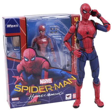 Aliexpress.com : Buy SHFiguarts Spider Man Homecoming Spiderman PVC ...